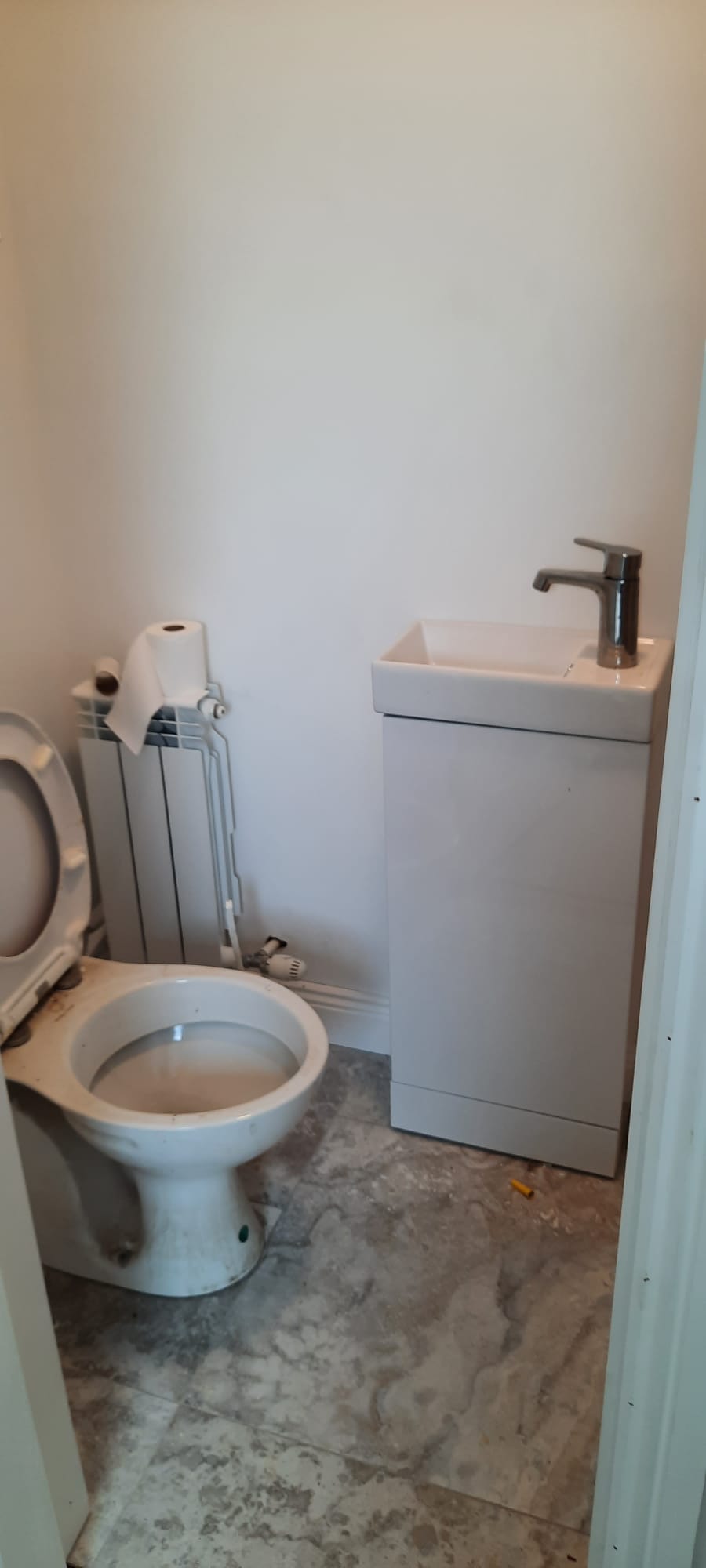 Cloakroom fit-out finished